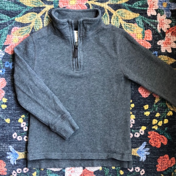 Crewcuts Other - Crewcuts Boys Sueded Half Zip Popover Sweatshirt, Size 3